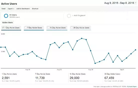 Organic Traffic Hits